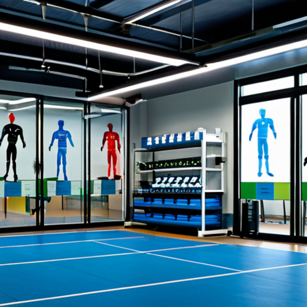 스포츠의학 실무와 이론의 차이점 - **Prompt 1: The Synthesis of Science and Practice in Sports Medicine**
"A visually striking comp...