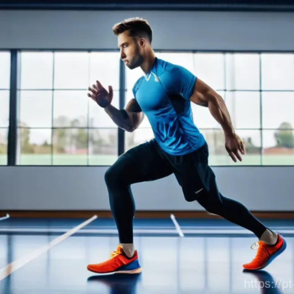 스포츠의학 실무의 중요성 - **Prompt for "Prevention & Personalized Training"**:
"A male athlete in his late 20s, wearing mo...